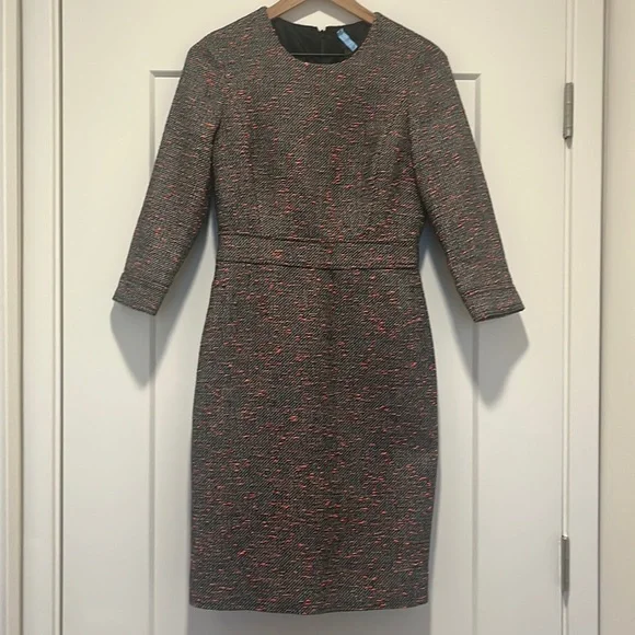 long sleeve petite party dresses Vera Short Party Dress with Long Sleeves